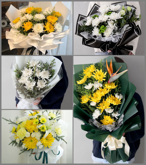 江苏苏州张家港市现代农业示范园区常南社区白事花束代送